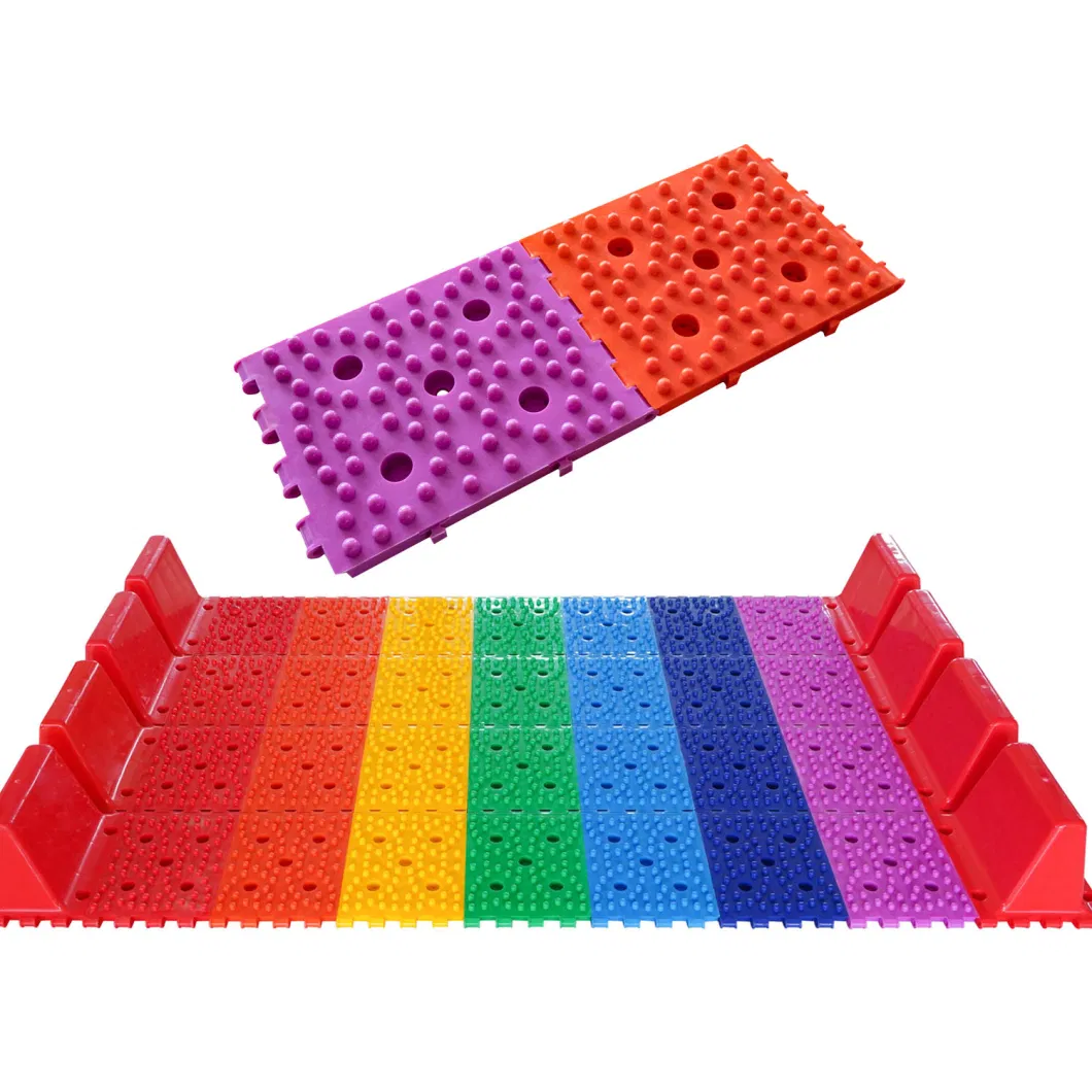 China Supply Outdoor Playground Plastic Dry Ski Rainbow Snow Slip Slide Fun Park Equipment for Amusement Park