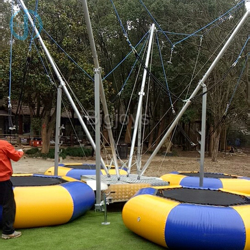 4 in 1 Inflatable Bungee Trampoline, Mobile Bungee Trampoline (BJ-BU02)