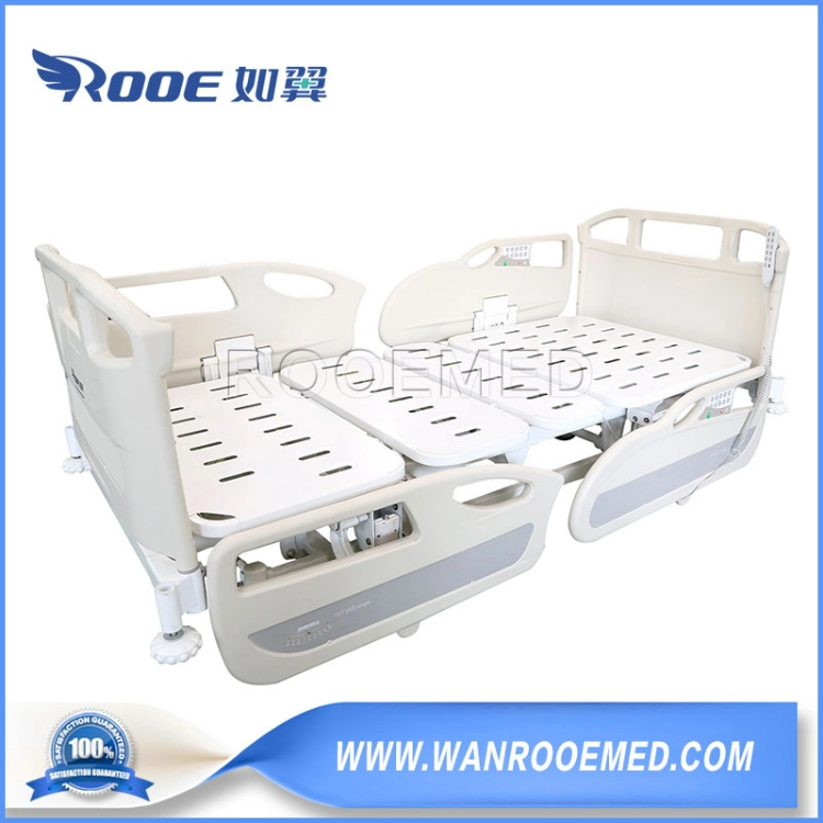 Hospital Furniture Medical Surgical Five Function Adjustable Folding ICU Electric Patient Therapy Nursing Care Bed