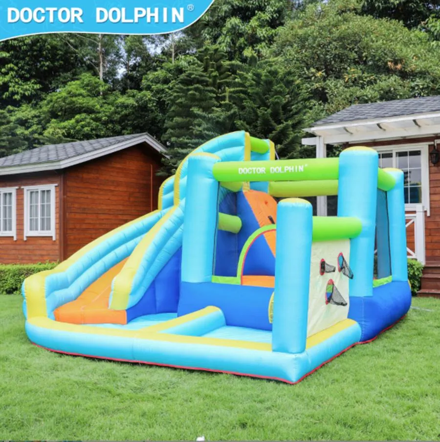 Children&prime;s Bouncy Castle Inflatable Water Jumping Bed Indoor and Outdoor Small Trampoline