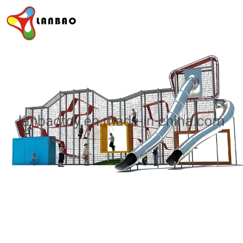 Physical Training Children Adventure Park Tube Slide Equipment Outdoor Activity Field Playground