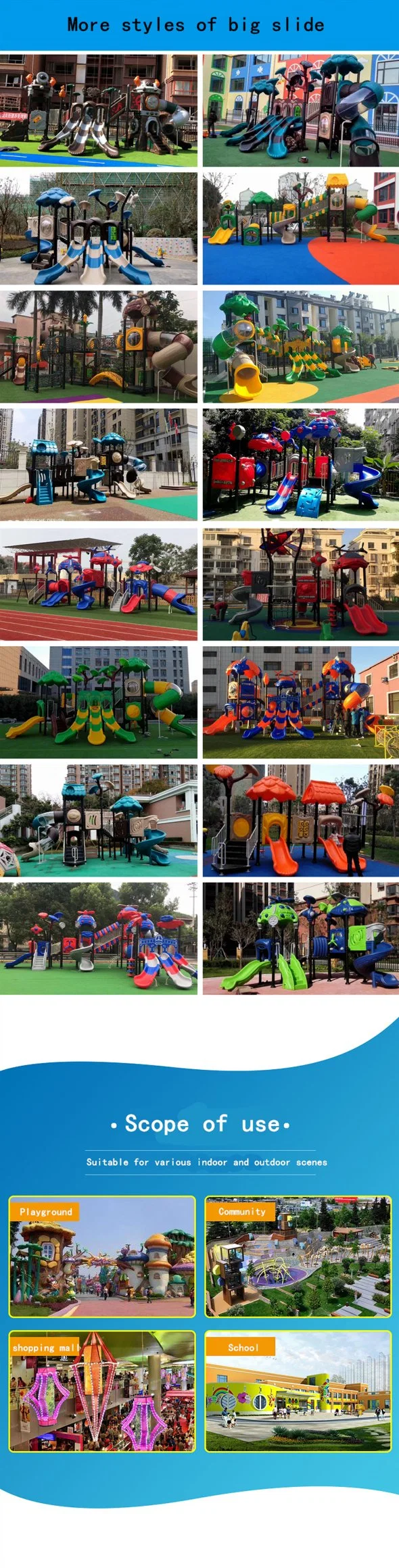 Factory Direct Outdoor Playground Equipment Climbing Frame