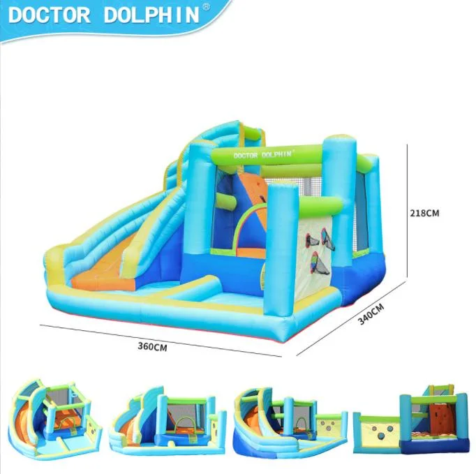 Children&prime;s Bouncy Castle Inflatable Water Jumping Bed Indoor and Outdoor Small Trampoline