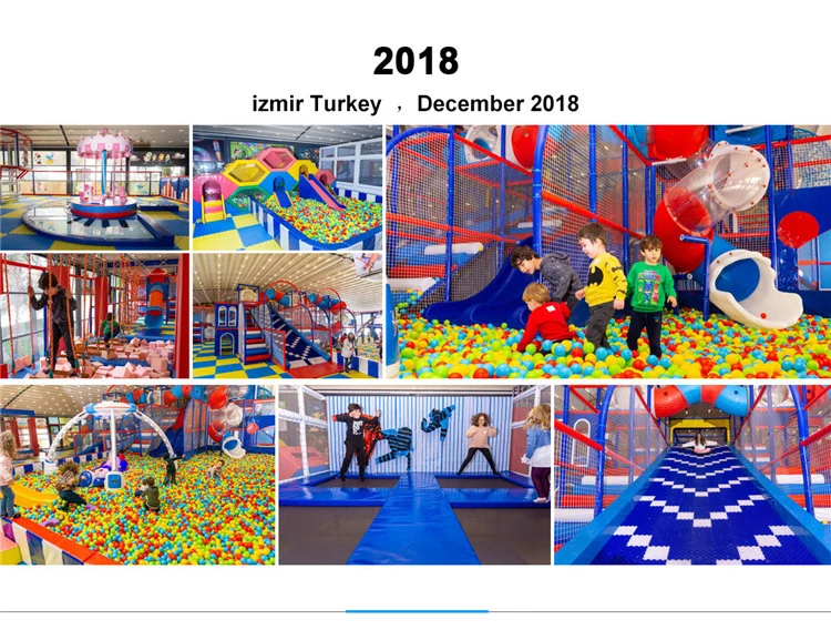 Large Funny Slide Child Indoor Infloor Trampoline Park