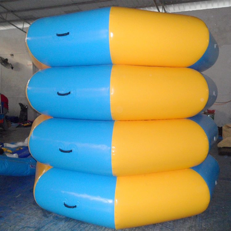 3.3m Jump Water Floating Trampolines Inflatable Water Trampolines with Slide for Amusement Park