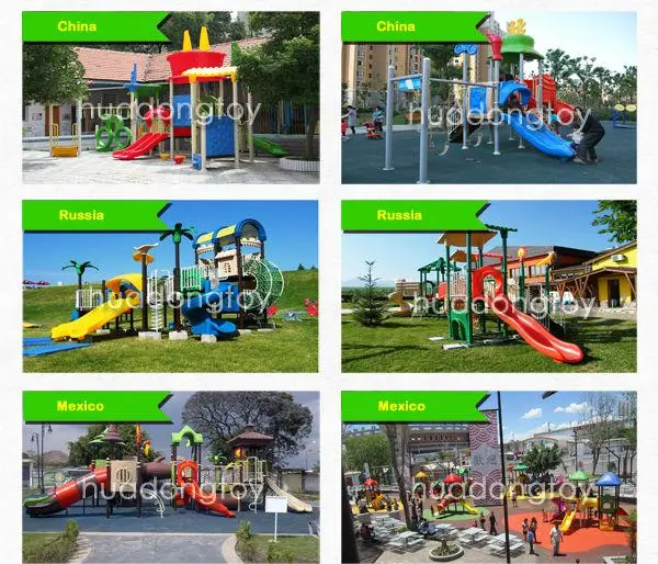 Animal Paradise Series Small Outdoor Playground Plastic Kids Slide Equipment