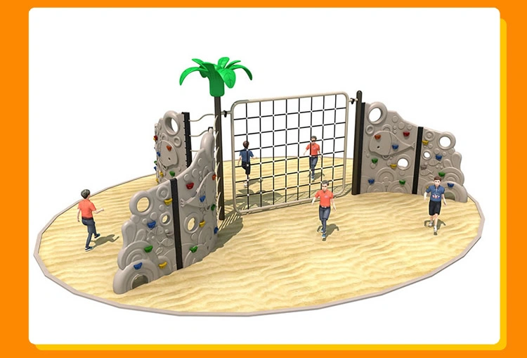 Factory Direct Plastic Outdoor Climbing Walls Net Holds Jungle Gym Structure for Adult Kids