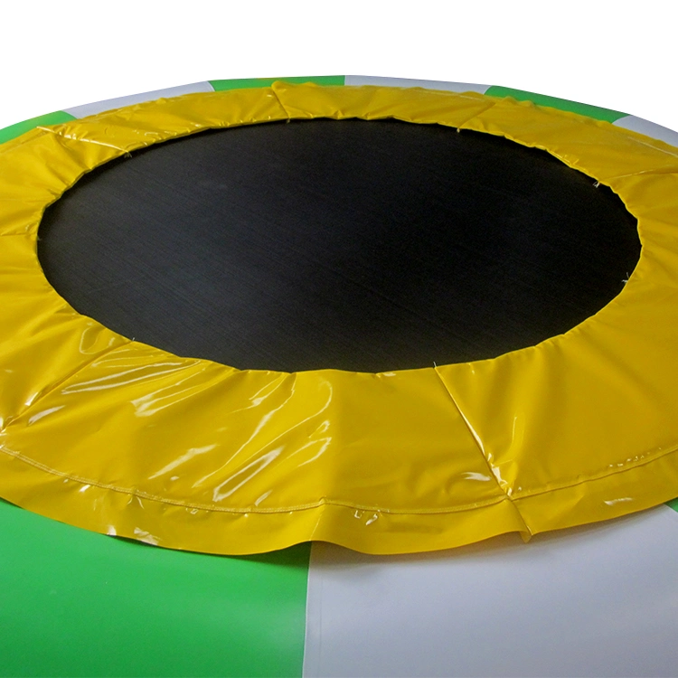 Factory Commercial Large Durable Water Bouncer Round Inflatable Floating Trampoline