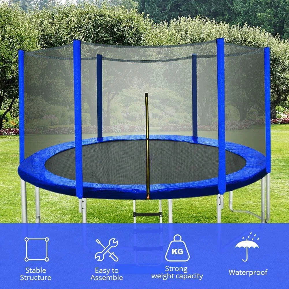 Nanjian High Quality 8ft Outdoor Round Trampoline with Enclose