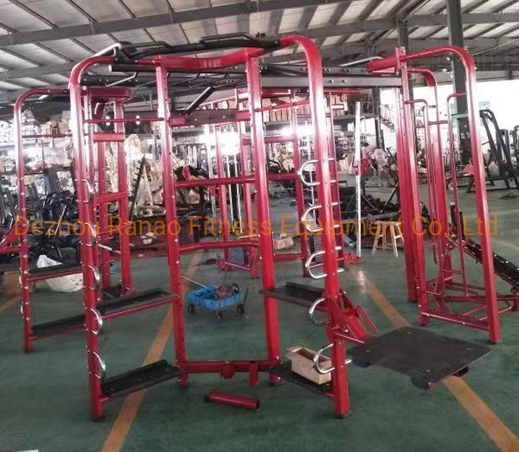 High Quality Multi Station Gym Equipment Exercise Part: Shoulder, Arm, Chest, Back, Waist, Glute, Leg, Ect Life Fitness 8 Door Synergy 360 Rack with ISO