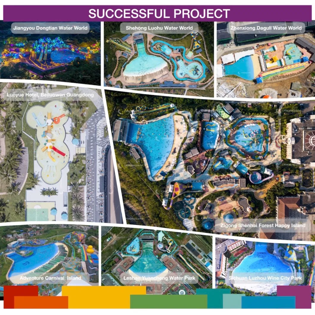 Good Quality Outdoor Fiberglass Wide Water Slide Water Play Attractions Family Kids Water Park Slide