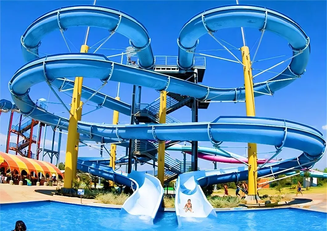 Water Amusement Park Entertainment Equipment Fiberglass Slide for Sale