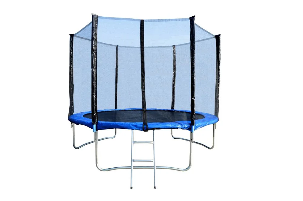 Safety Enclosure Net Bounce Outdoor Waterproof Mini Kids Trampoline with Ladder