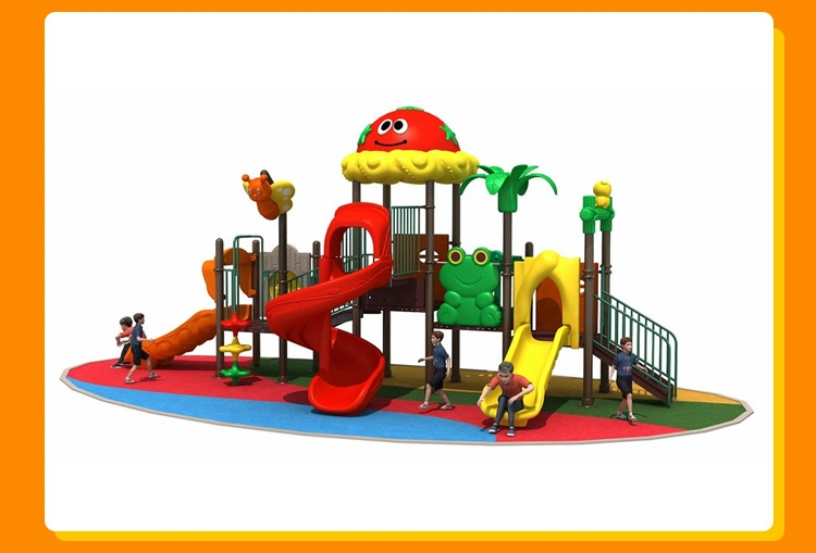 New Design CE Certificate Outdoor Playground Equipment Plastic Slide