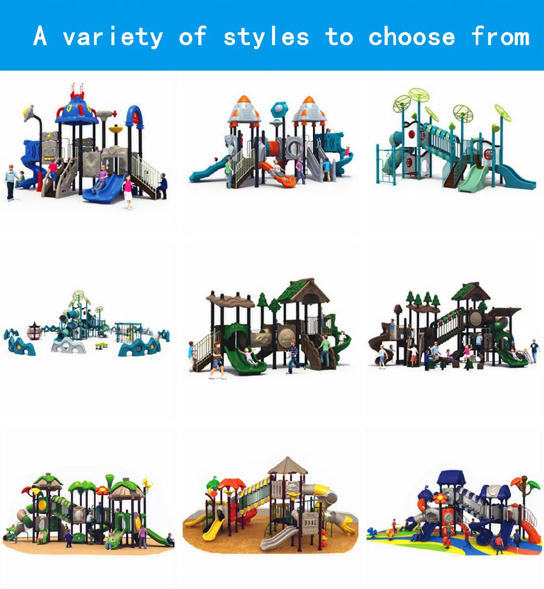 Customized Large Outdoor Children&prime;s Amusement Park Slide Playground Climbing Frame