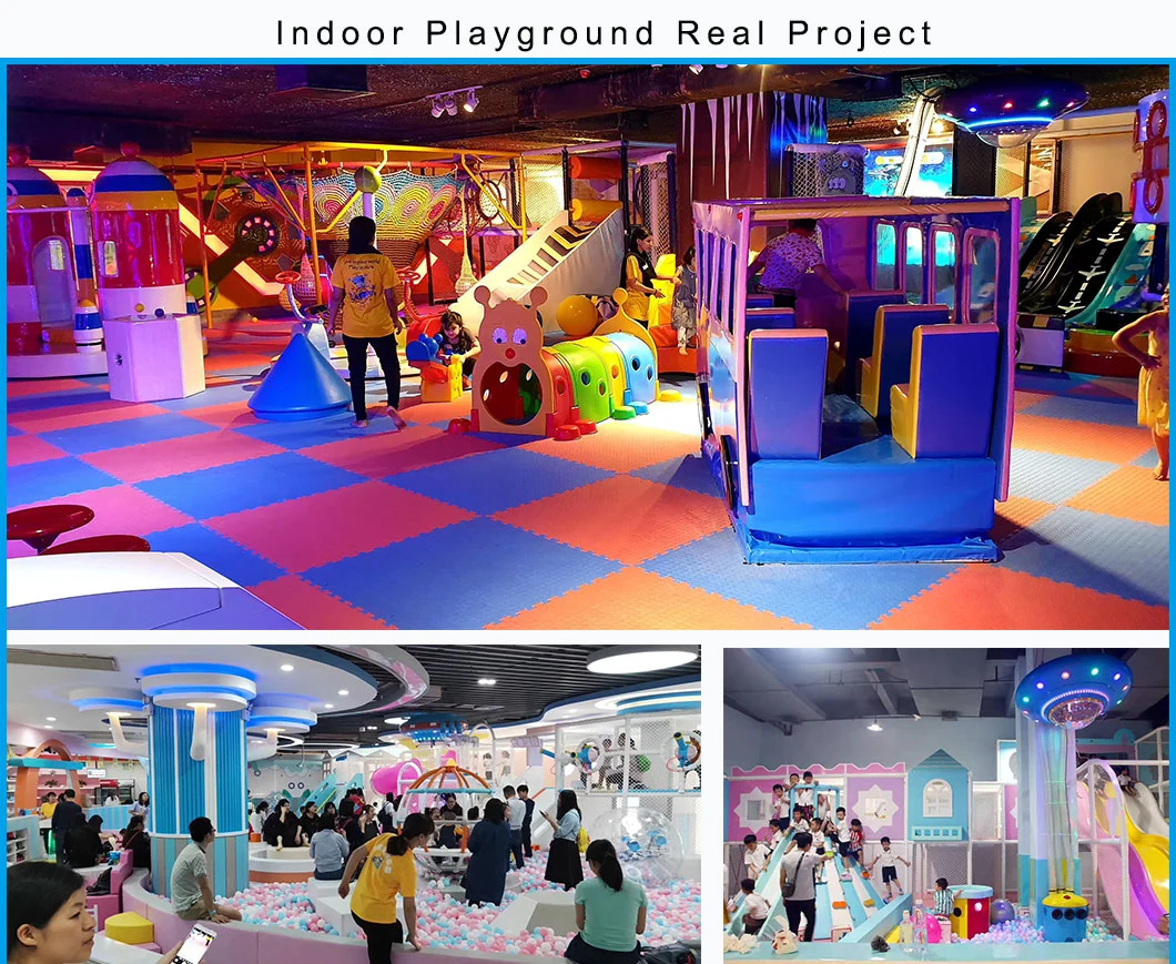 Amusement Kids Big Trampoline Indoor Playground Soft Play Large Jump Trampoline