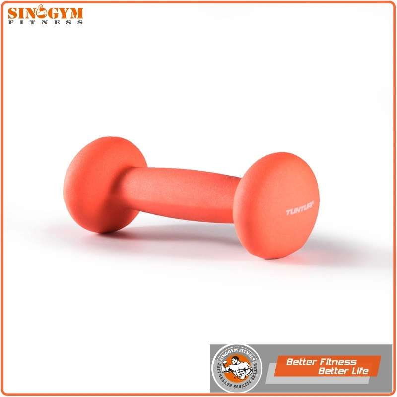 Neoprene Coated Straight Handle Oval End Dumbbell