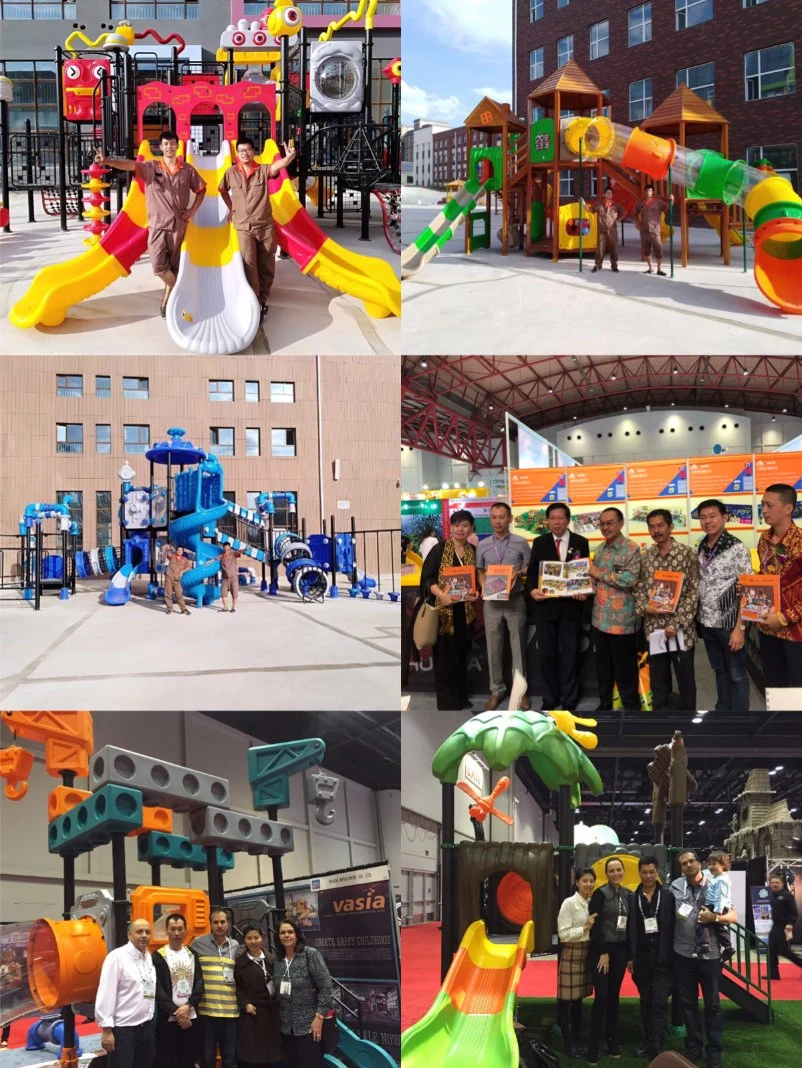 Park Equipment Outdoor Playground Plastic Slide Play Set