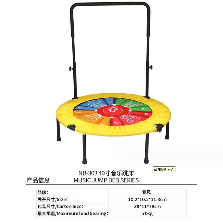 Rebounder Trampoline for Adults with Bar, Mini Trampoline for Adults Fitness