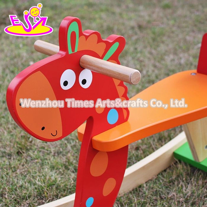 New Design Funny Rocking Horse Toddlers Wooden Ride on Toys W16D109