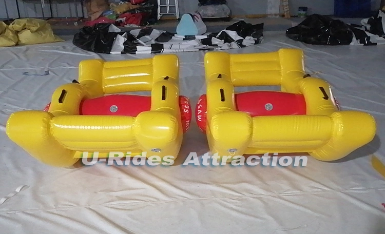 Air Sealing Inflatable Ship Seesaw Game Inflatable Viking Seesaw For Kids And Adults