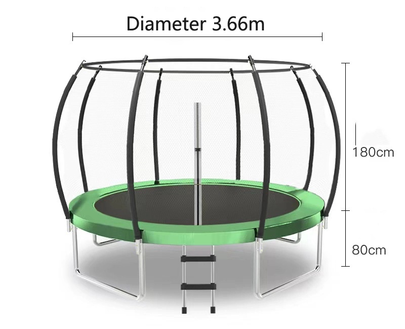 Outdoor Recreational Trampoline with Net