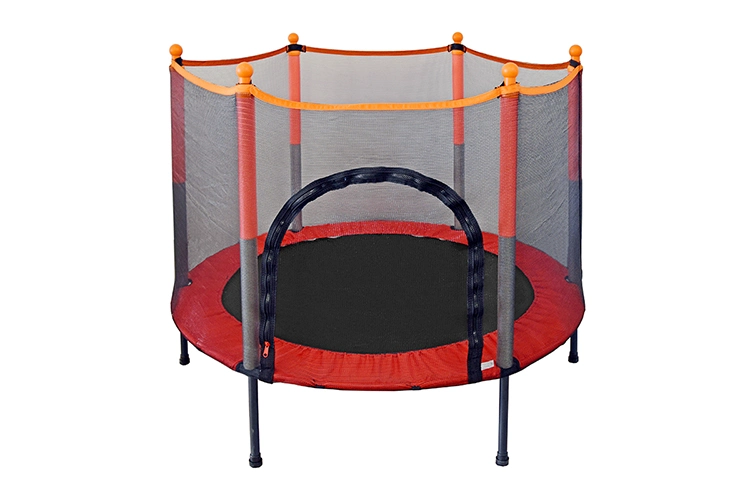 Funjump New Style Customized Color Mini 55inch Kids Indoor Trampoline with Safety Net