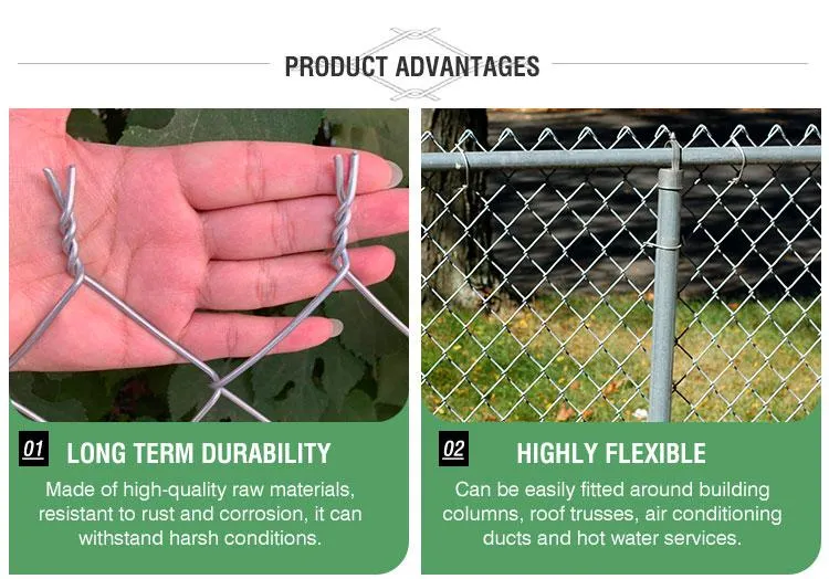 American Standard Portable 6X12 Chain Link Construction Fence Temporary Used Chain Link Fence Panels 6X10 Temporary Mobile Fence