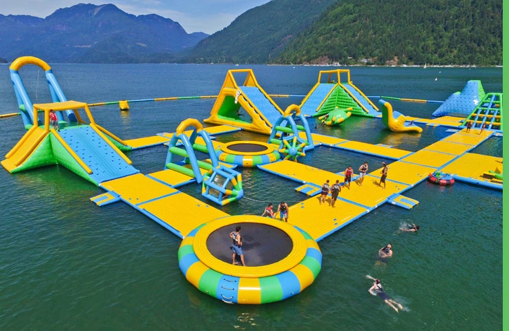 2023 New Sea Water Park Inflatable Seesaw, Inflatable Water Toys Inflatable Water Totter Water Seesaw for Adult and Kids