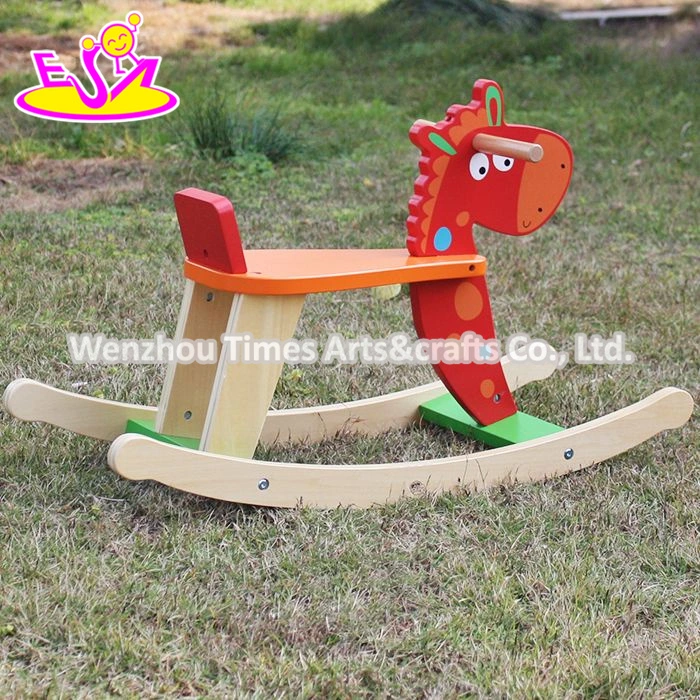 New Design Funny Rocking Horse Toddlers Wooden Ride on Toys W16D109