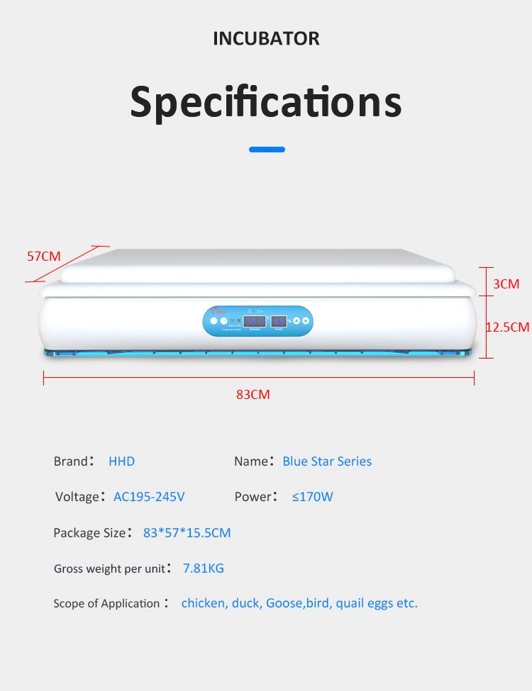 960 Eggs Hatching Chicken Egg Incubation Machine Equipment H960