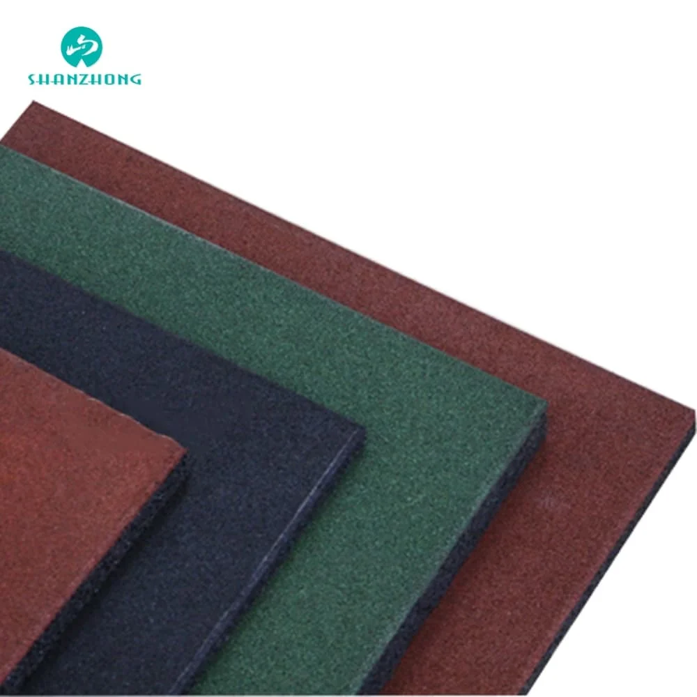 Customized Mildew Resistance Rubber Gym Mat Shock Resistant Rubber Flooring Mat for Play Area