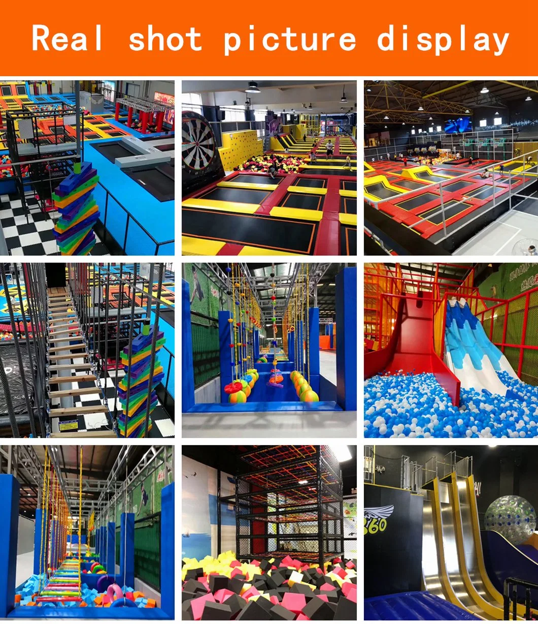 Indoor Adult Fitness Children&prime;s Playground Large Trampoline Park Equipment