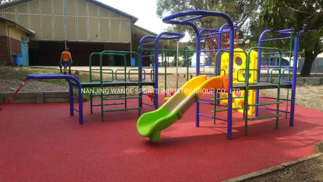 TUV Approved Big Playsets Kids Play Structure Plastic Slides