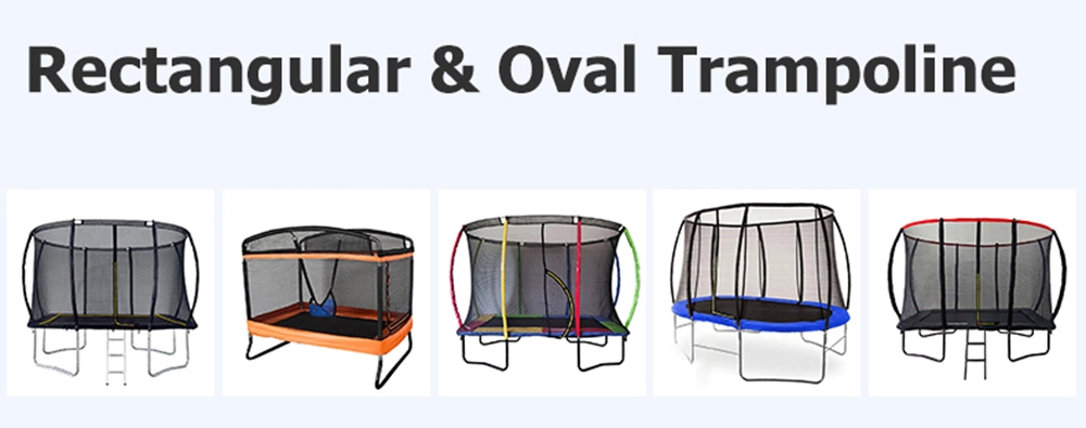 Hot Selling Cheap 6 - 16FT Trampoline Outdoor Park Kids Jumping Bed Trampolines