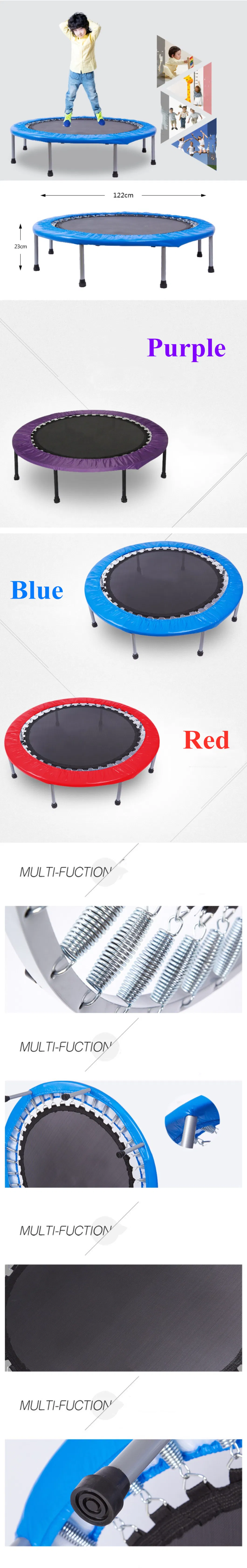 Mini Trampoline Professional Outdoor Fitness for Kids Jumping Exercise Multifunction Equipment