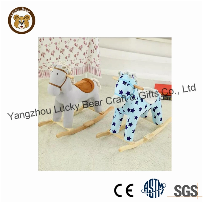 Baby Blue Soft Rocking Pony Children Rocker Toy