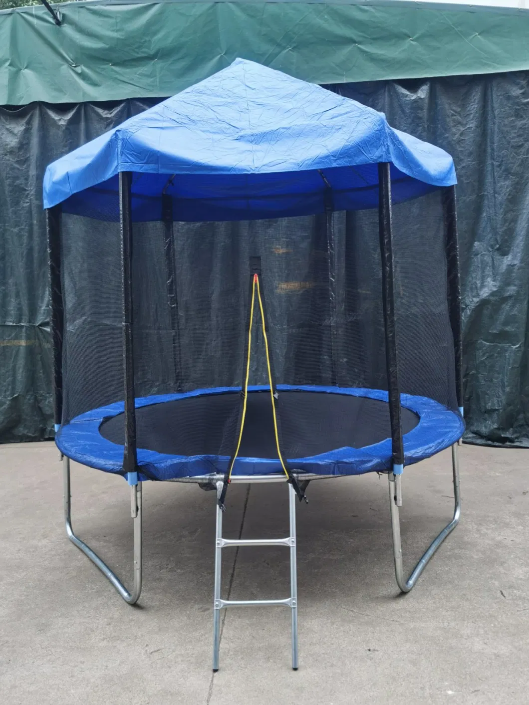 8FT Garden Trampoline Outdoor Trampoline with Tent