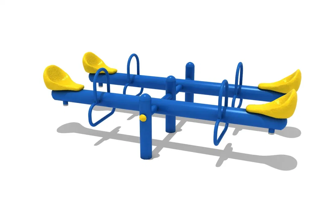 New Design Popular Outdoor Metal Playground Seesaw for Kids