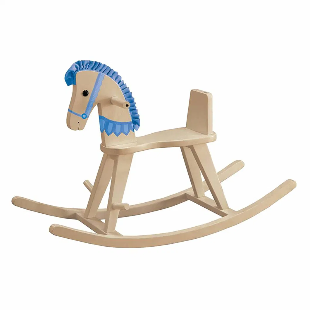 Rattan-Weaved Rocking Horse Eco-Friendly