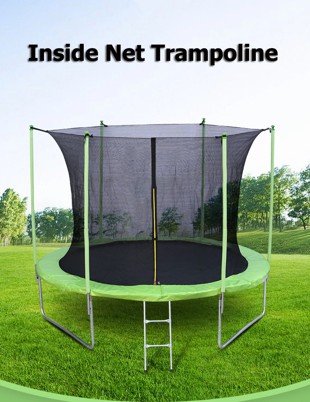 Hot Selling Cheap 6 - 16FT Trampoline Outdoor Park Kids Jumping Bed Trampolines