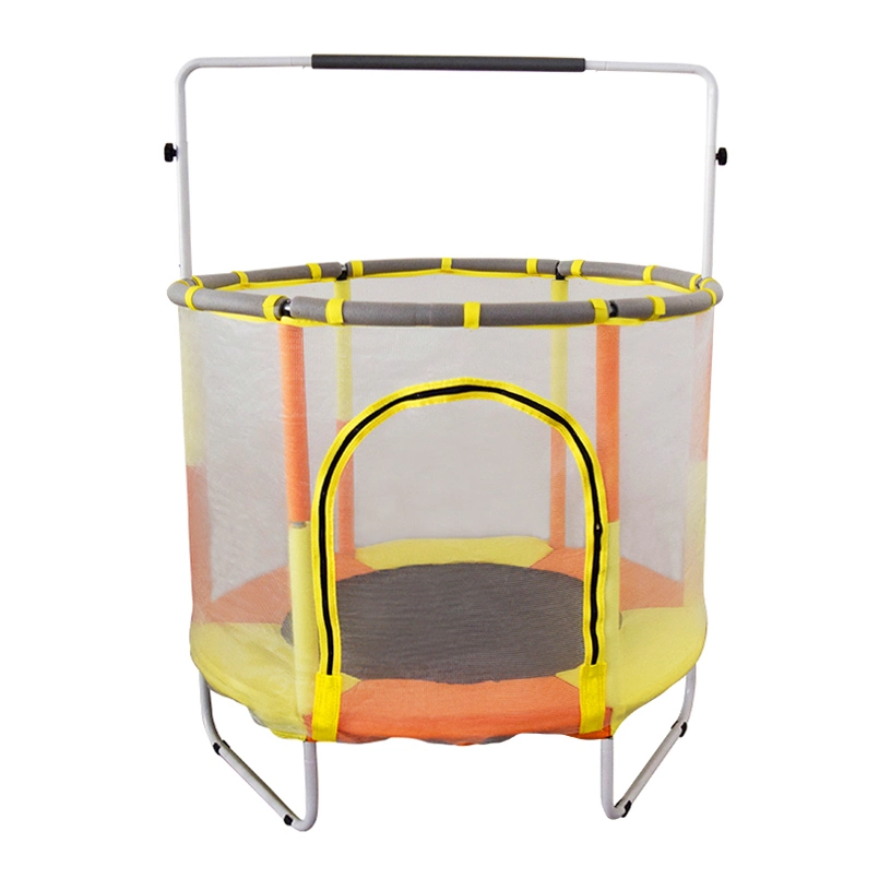 Funjump New Style Customized Color Mini 55inch Kids Indoor Trampoline with Safety Net