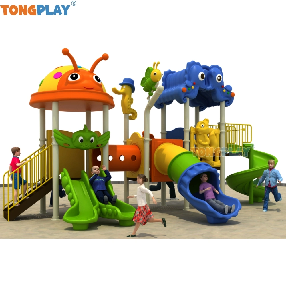 Outdoor Playground Climbing Amusement Plastic Slide Children&prime;s Outdoor Playground Plastic Slides