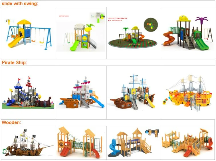 Large Outdoor Slide Playground Amusement Park for Children