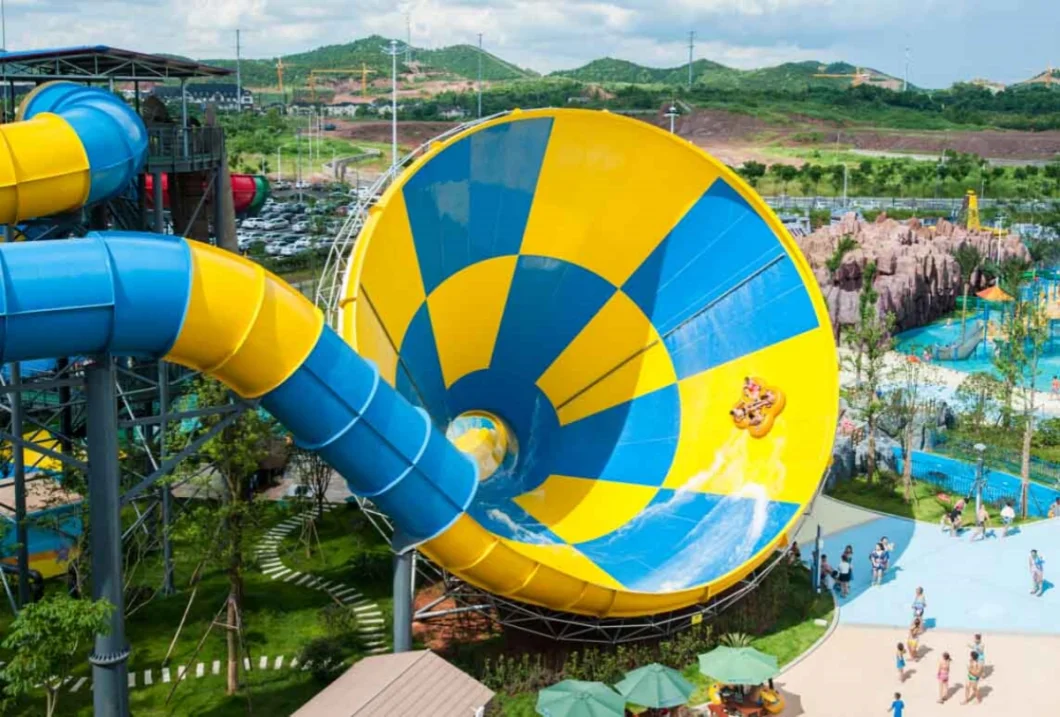 Aqua Park Spiral Water Slide for Outdoor Park Games Water Floating Entertainment