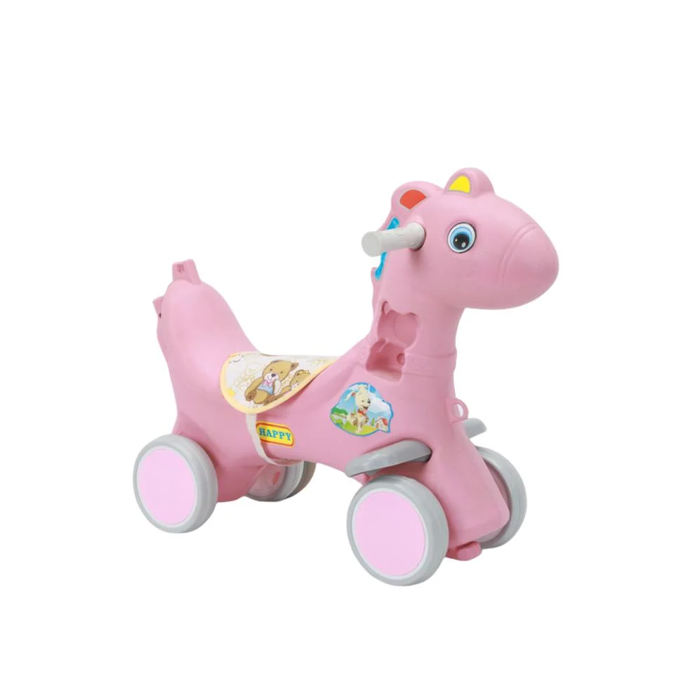 Cute Animal Lovely Indoor Plastic Kids Rocking Horse