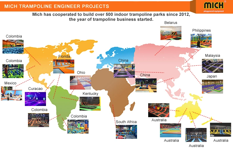 Mich Large Indoor Jumping Park with Foam Pit