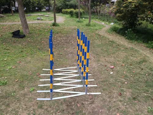 Dog Agility Training Equipment Weave Pole Slalom