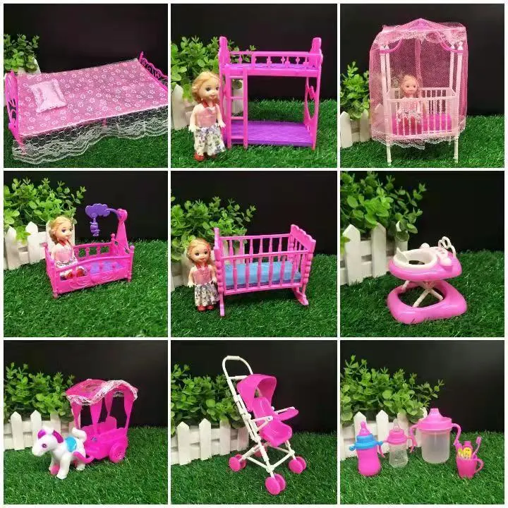 Beilinda Brand Plastic Toy Doll Furniture Storage for Mini Doll