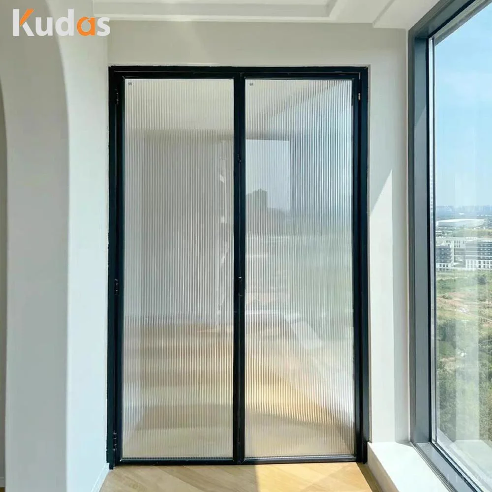 USA Design Heavy Duty Interior Glass Wood Aluminum Doors with Frames